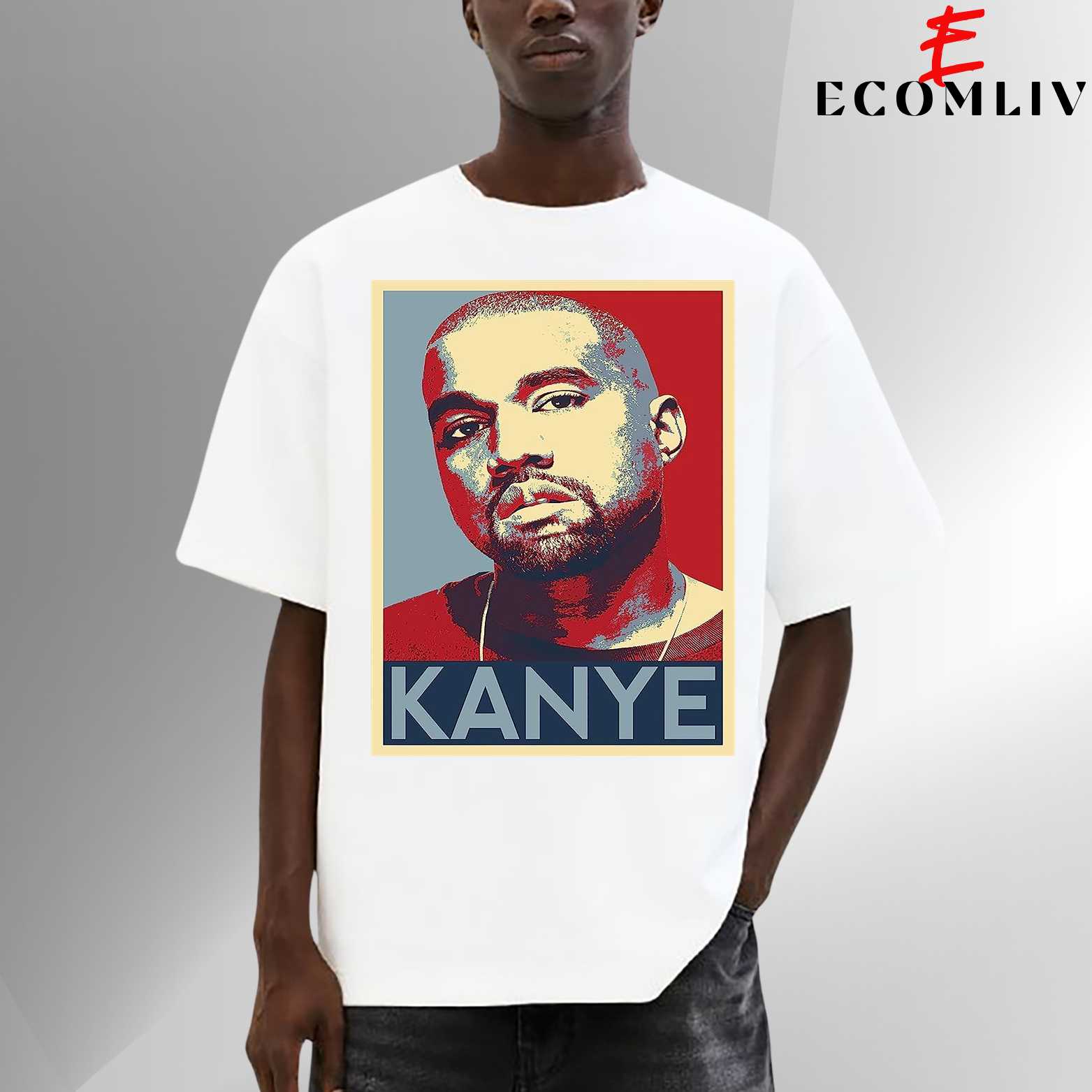 Kanye West Retro T Shirt, Unisex Streetwear Shirt